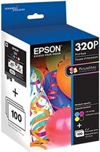 EPSON 320 Standard Capacity (T320P) Works with PictureMate PM-400, Black