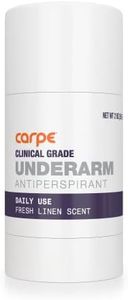 Carpe Clinical Strength Deodorant + Clinical Antiperspirant - Clinical Grade Solid Stick - Fresh Linen Scent - Combat Excessive Underarm Sweating - Great for Hyperhidrosis