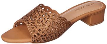 Marie Claire Womens POLKA MULE Beige Slipper UK 6 (6718004)