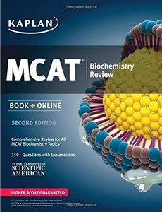 Kaplan MCAT Biochemistry Review: Book + Online (Kaplan Test Prep) by Kaplan (July 7, 2015) Paperback