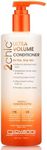 GIOVANNI 2chic Ultra-Volume Conditioner - Daily Volumizing Formula with Papaya & Tangerine Butter, Promotes Weightless Control for Fine Limp Thin Hair, No Parabens, Color Safe - 24 oz