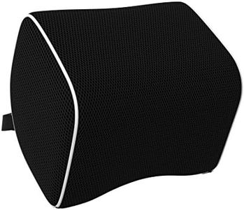 bonmedico Car Neck Pillow - Ergonomic Neck Pillow Made from Memory Foam for Support, Travel Pillow, Black