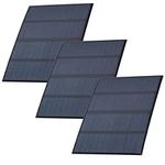AZDelivery 3X Kit Module Kit Polysilicon Mini Solar Panel 5V 1,5W Small Solar Panel Portable Cell System for Charging Batteries, Phones encapsulated in Waterproof Resin