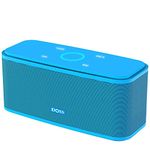 DOSS Bluetooth Speaker, SoundBox Touch Portable Wireless Speaker with 12W HD Sound and Bass, IPX5 Water-Resistant, 20H Playtime, Touch Control, Handsfree, Speaker for Home, Outdoor, Travel-Blue