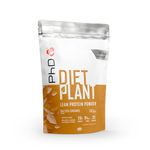 PhD Nutrition Diet Plant, Vegan Protein Powder Plant Based, Salted Caramel, High Plant Protein, 20 Servings Per 500g Bag