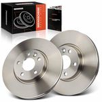 Frankberg 2x Brake Disc Front Compatible with Galaxy WA6 1.6L-2.3L 2006-2015 Freelander 2 FA 2.2L 2006-2014 Ran.ge Ro.ver Evoque L538 2.0L 2.2L 2011-2019 Replace# 7G911125BA