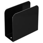 Square Napkin Holder for Table, Black Serviette Holder, Metal Table Napkin Holder, Paper Napkin Holder, Napkin Organizer Stand ​for Kitchen Table Countertops Cafe Indoor Outdoor Napkin Holder