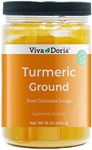 Viva Doria Turmeric Root Powder 16 oz, 100% Raw Indian Curcumin Powder, All Natural Turmeric