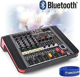 Power Dynamics PDM-M404A 4-Channel Music Mixer with Amplifier