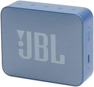 JBL Go Essential 2, Rich Original JBL Pro Sound, IP67 Waterproof and dustproof, Wireless Bluetooth Streaming, 5 Hours of Playtime, Blue