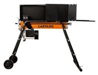 LAZY-LOG Electric Log Splitter 1500w Motor - Safety Guard Included - Fast Cycle Time - Compact and Sturdy Log Splitter With Wheels For Easy Manoeuvrability - 7 Ton Electric Hydraulic Log Splitter
