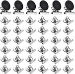 Papercode 36 Strong Scratch-Free Refrigerator Magnet Clips for Organizing & Decorating - Bonus Magnetic Notepad (36 Pack)