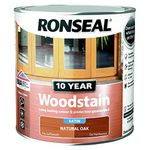 Ronseal 10 Year Woodstain Natural Oak 2.5L