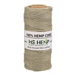 NS HEMP】100% Sustainable Hemp Cord Spool for Jewelry Making Bracelets Necklaces Arts Crafts Gift Decoration and More - 1mm 62m (026 RAW)