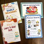 The Early Learning Kindergarten Books Bundle for Kids. Set of 4 essential reading books.(Value Pack)