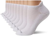 No Nonsense - Socks - Soft & Breathable Cushioned No Show Sock With Back Tab, 9 Pair Pack womens