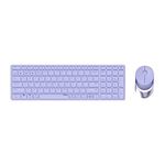 Rapoo 9750M clavier Souris incluse RF sans fil + Bluetooth QWERTZ Allemand Lilas