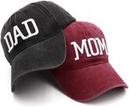 Hiwelove Mom and Dad Hats Fathers D