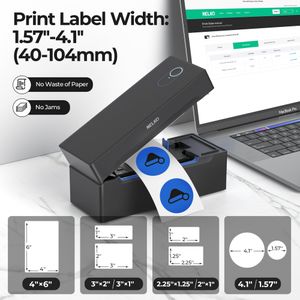 Nelko Bluetooth Label Printer 4x6 – Wireless Thermal Shipping Printer
