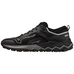 Mizuno Women's Wave Ibuki 4 GTX Trail Running Shoe, Black/Silver/Quiet Shade, 4.5 UK