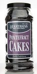 Original Pontefract Cakes Aniseed & Liquorice Gums Retro Sweets Gift Jar By Berrymans Sweet Shop - Classic Sweets, Traditional Taste.