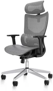 PatioMage Ergonomic Office Chair with 3D Armrest, Big and Tall Computer Desk Chair with Adjustable Headrest, Seat Depth, Lumbar Support, Home Office Gaming Chair Dark Grey