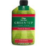 AMK® Vitax Green Up Liquid Lawn Feed Food & Weed Fertiliser Grass Care 100sqm 500ml Kills Weeds and Roots