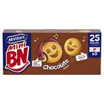 McVitie's Mini BN Chocolate Flavour Sandwich Biscuit Snack Bags, 5 x 35 g Bags (Pack of 1)