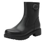 Alegria Shera Womens Leather Boots, Coal, 9