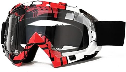 FMY Motorcycle Motocross Goggles for Men Women Youth,Anti-Scratch Dustproof UV400 ATV Dirt Bike goggles