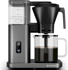 Kismile SCA-Certified 8-Cup Drip Coffee Maker with Pour-Over Control
