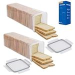 Tiawudi 2 Pack Bread Box, Plastic B