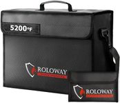 ROLOWAY Large Fireproof Bag 5200°F 