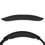 Geekria Protein Leather Headband Pad Compatible with Sony MDR-100ABN, WH-H900N, Headphones Replacement Band, Headset Head Top Cushion Cover Repair Part (Black)