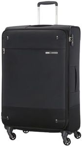 Samsonite Base Boost - Spinner L Expandable Suitcase, 78 cm, 105/112.5 l, Black (Black)