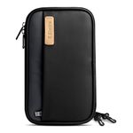 ELMIRA Passport Cover for Men and Women, Passport Holder for Family Couple - Passport Wallet Pouch Travel Organizer Bag for Cheque Book SIM Card Mobile Money