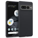 Caseology Nano Pop Silicone Case Compatible with Google Pixel 7 Pro Case 5G (2022) - Black Sesame