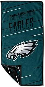 Northwest NFL Philadelphia Eagles Unisex-Adult Beach Towel & Mesh Bag Set, 32" x 64", Splitter