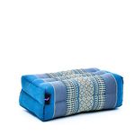 Leewadee Yoga Block – Floor Cushion for Yoga Practice, Meditation Seat Cushion for Workouts Filled with Kapok, 35 x 18 x 12 cm, Light Blue