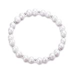 Philip Jones Freshwater Baroque Pearl Stretch Bracelet