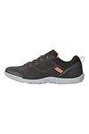 Mountain Warehouse Phantom II Mens Shoes - Cow Suede Upper Footwear, Mesh Lined, Breathable, Heel & Toe Bumpers - for Spring Summer, Walking, Hiking Dark Grey 10 UK