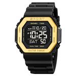 SKMEI Men's Top Brands Digital Mens Waterproof Electronic WristWatches Fashion PU Band Sports Watch relogio Masculino Sport Watch Men