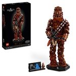 LEGO Star Wars Chewbacca Set, Collectible Wookiee Figure with Bowcaster and Minifigure, Return of the Jedi 40th Anniversary Model Kit for Adults, Father's Day Treat, Gift for Men & Women 75371