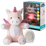 Cloud.b LoveLight™ Buddies - Lily the Unicorn | Soothing Sounds | Voice Recording | Shake & Play | Soft Light