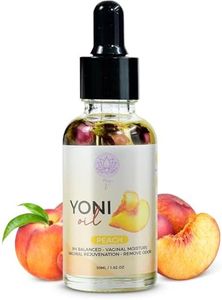 Magic V Yoni Oil Organic Feminine Oil Vaginal Moisturizer For Wetness (Peach) Ph Balance Feminine Deodorant Eliminates Odor With Essential Oils