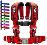 50 Caliber Racing Red 4 Point Harne