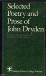 Selected Poetry and Prose of John Dryden