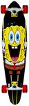 Kryptonics Spongebob 36" Longboard Complete Skateboard - Stretch, Yellow, Model Number: 169950