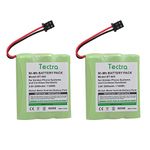 Tectra BT-905 Replacement Battery for Uniden BT905 BT800 BT-1006 BP-905BBTY-0444001 BBTY-0449001 Panasonic P-P501 P-P508 AT&T 200 24032 (2 Pack)