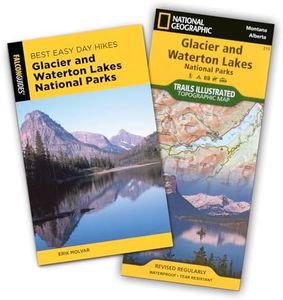 Best Easy Day Hiking Guide and Trail Map Bundle: Glacier and Waterton Lakes National Parks 4ed